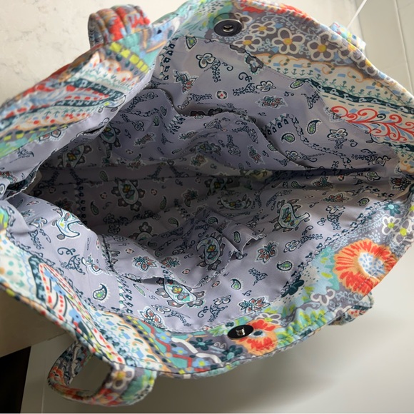 Vera Bradley Multicolor Citrus Paisley Tote - Picture 4 of 4